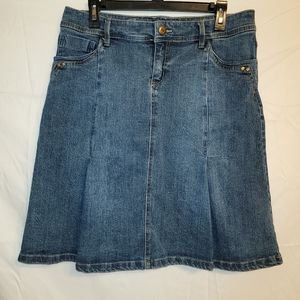 NATURAL REFLECTIONS Denim Skirt Size 8